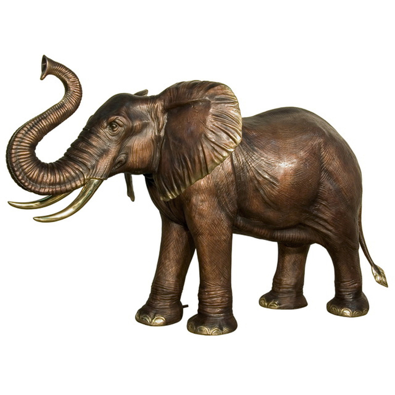Copper indian bronze sculpture elephant